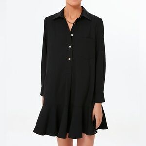 Tuckernuck Black cotton Callahan Shirt Dress